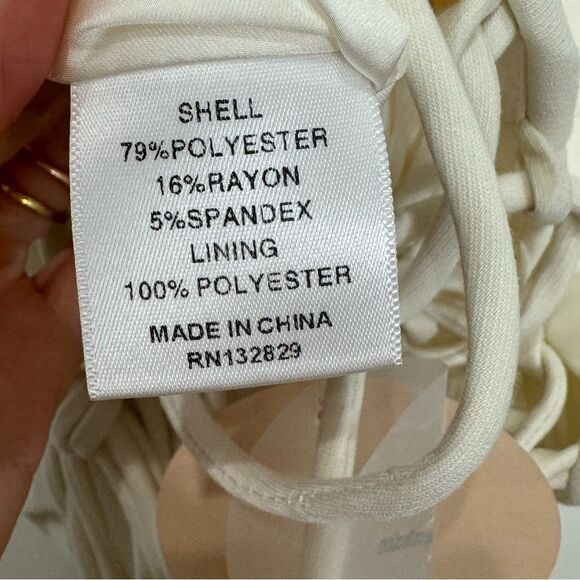 Camila Coelho White Cropped Jumpsuit - Picture 10 of 11